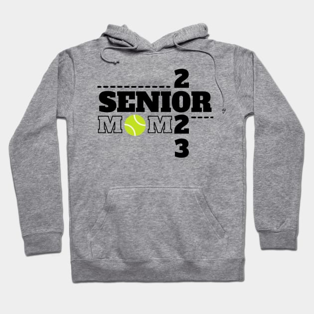 Senior 2023 Tennis Mom Hoodie by MalibuSun